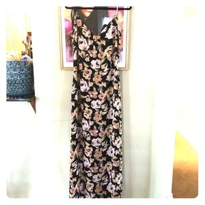 Floral maxi dress by lace and whiskey